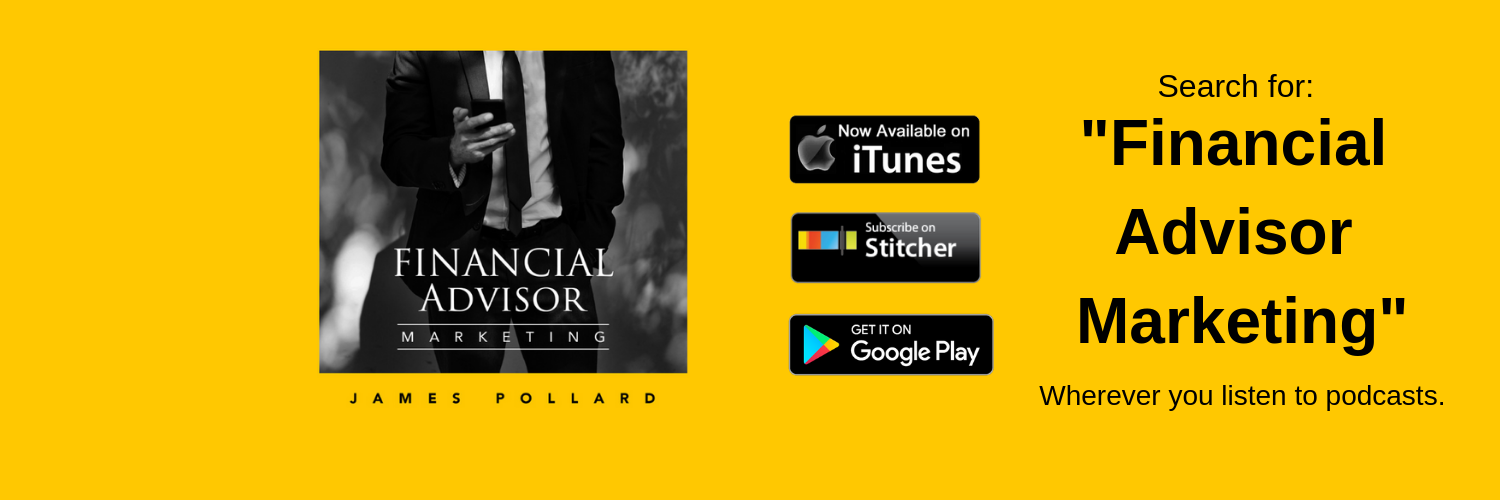 My podcast, where I discuss financial advisor sales training
