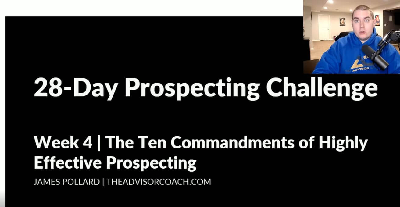 Snapshot of the 28-Day Prospecting Challenge