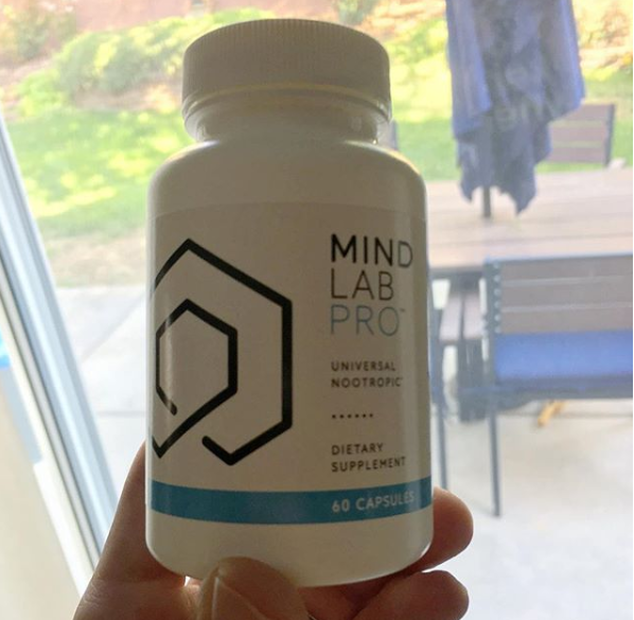 A bottle of Mind Lab Pro - showing the product for my Mind Lab Pro review