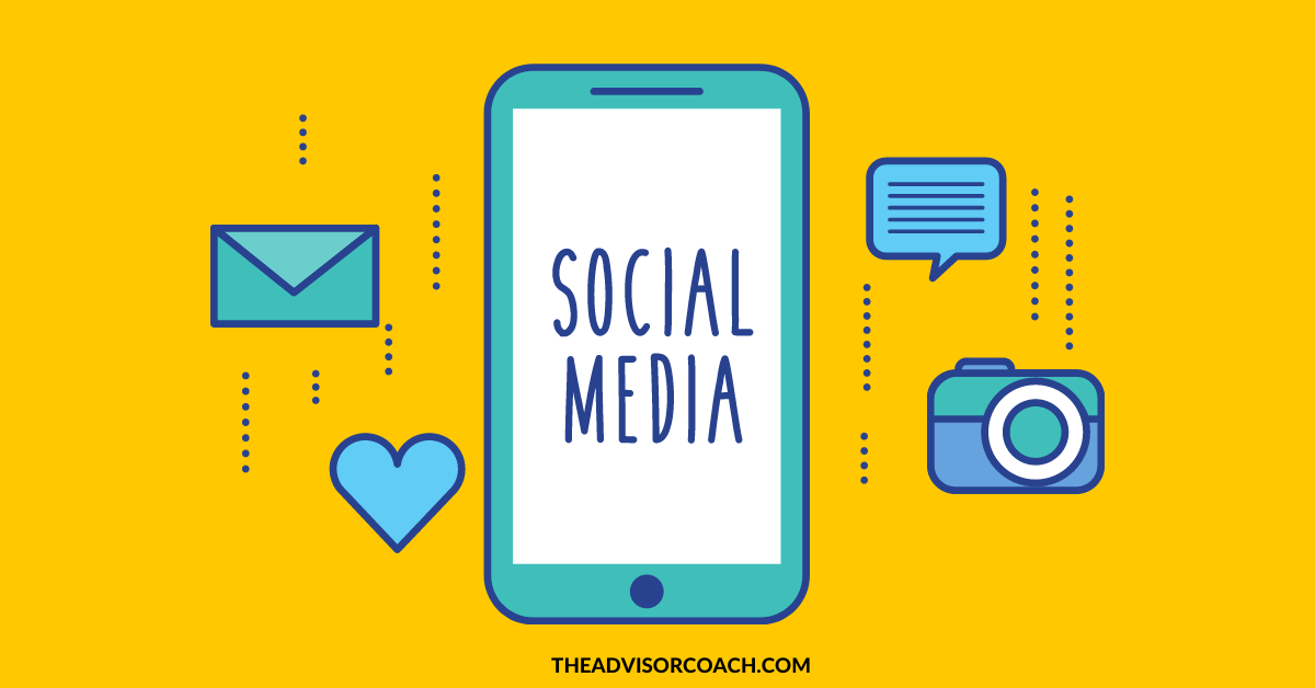 Social media icons - because social media helps advisors make a good first impression with prospects.