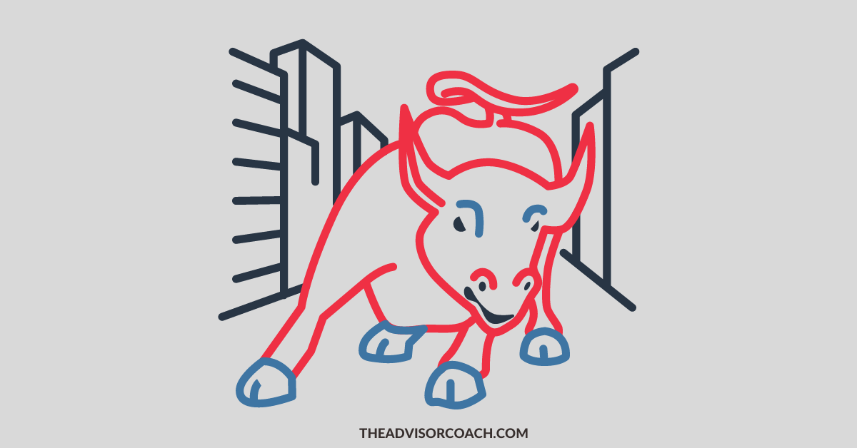 The Wall Street Bull - because one characteristic of successful insurance agents is that they're 